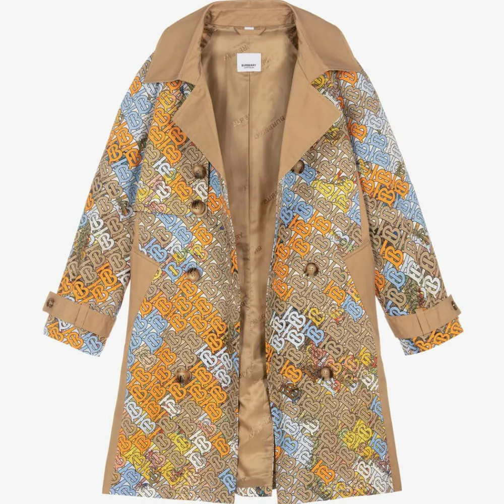 Burberry Coats & Jackets|Coats & Jackets*Teen Beige Monogram Trench Coat ArchiveBeige