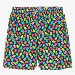 MC2 Saint Barth Swimwear*Teen Blue Gummy Bear Print Swim Shorts