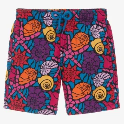Vilebrequin Swimwear*Teen Boys Black Shell Swim Shorts