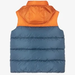 Gucci Coats & Jackets*Teen Boys Blue & Orange Puffer Gilet