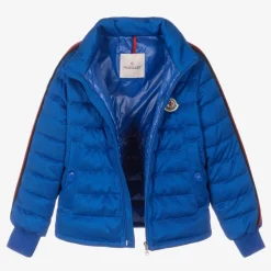 Moncler Enfant Coats & Jackets*Teen Boys Blue Down Padded Jacket