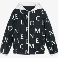 Moncler Enfant Coats & Jackets*Teen Boys Blue Logo Jacket