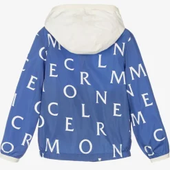 Moncler Enfant Coats & Jackets*Teen Boys Blue Logo Jacket