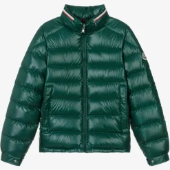 Moncler Enfant Coats & Jackets*Teen Boys Green Bourne Down Puffer Jacket