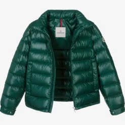 Moncler Enfant Coats & Jackets*Teen Boys Green Bourne Down Puffer Jacket
