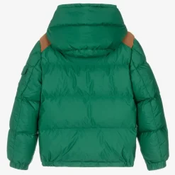 Moncler Enfant Coats & Jackets*Teen Boys Green Down Padded Jake Jacket