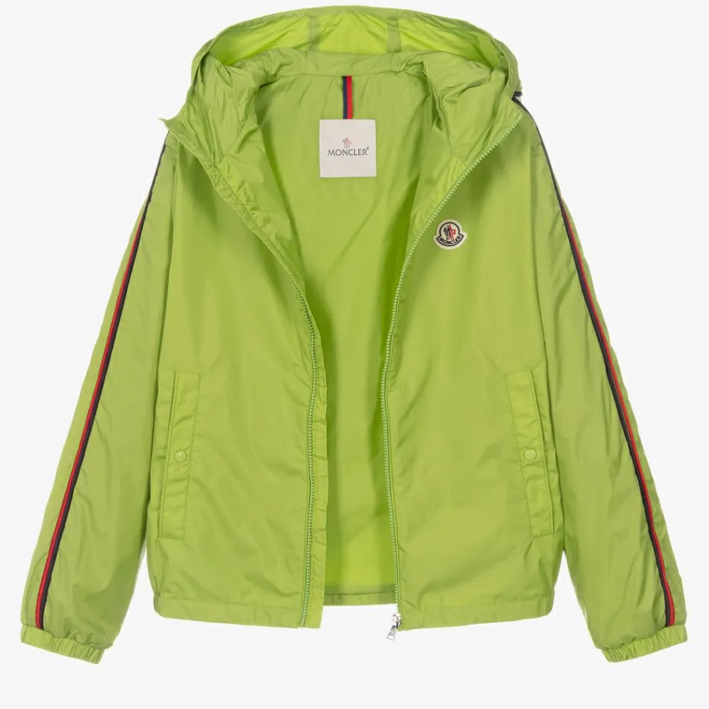 Moncler Enfant Coats & Jackets*Teen Boys Green Jacket