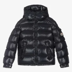Moncler Enfant Coats & Jackets*Teen Boys Navy Blue Maya Down Puffer Jacket