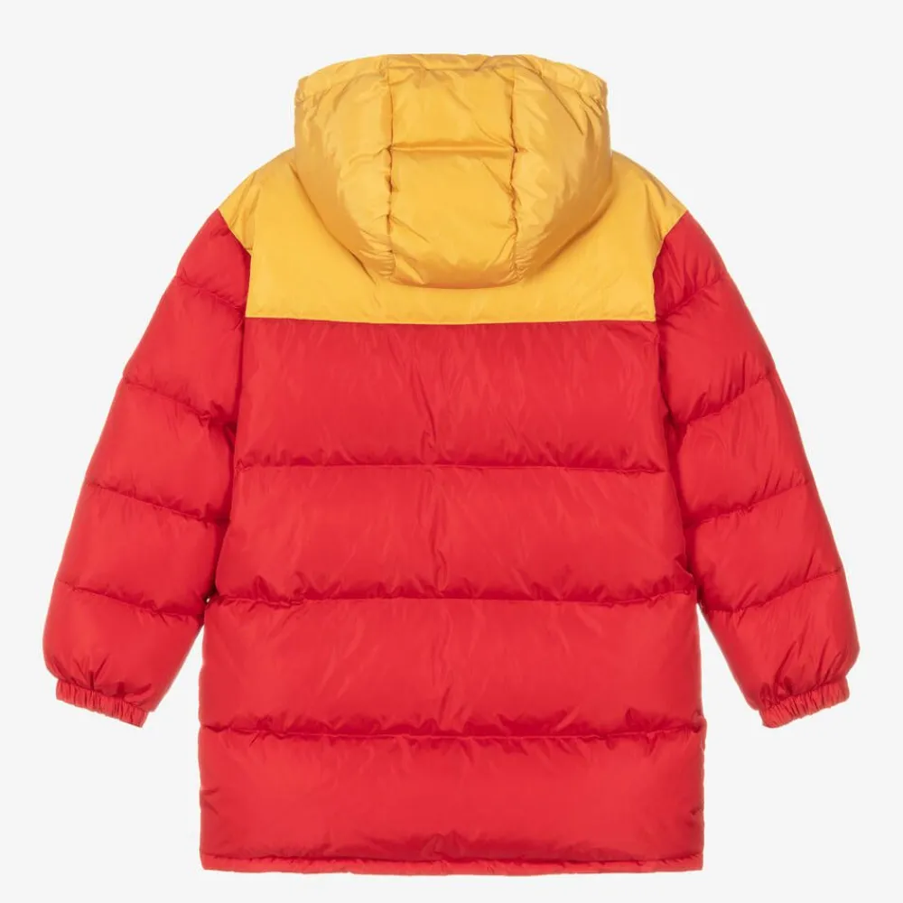 Gucci Coats & Jackets*Teen Boys Red & Yellow Hooded Puffer Coat