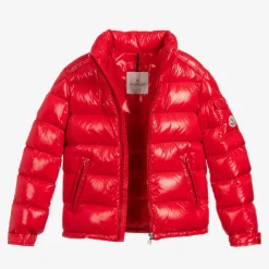 Moncler Enfant Coats & Jackets*Teen Boys Red Maya Down Puffer Jacket