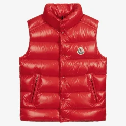 Moncler Enfant Coats & Jackets*Teen Boys Red Tib Down Padded Gilet