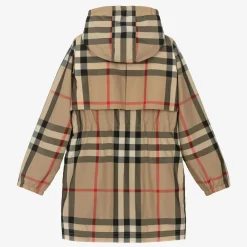 Burberry Coats & Jackets*Teen Girls Archive Beige Oversized Check Coat