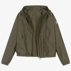 Moncler Enfant Coats & Jackets*Teen Girls Khaki Green Prague Jacket