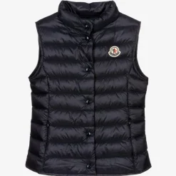 Moncler Enfant Coats & Jackets*Teen Girls Navy Blue Down Padded Liane Gilet