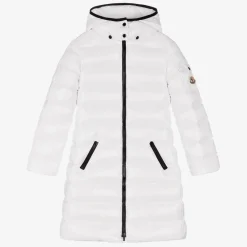 Moncler Enfant Coats & Jackets*Teen Girls White Down Padded Moka Coat