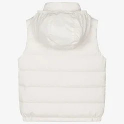 Moncler Enfant Coats & Jackets|Coats & Jackets*Teen Ivory Rafael Down Gilet