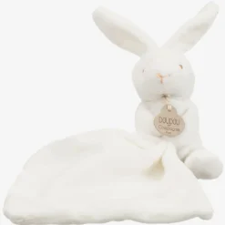 Doudou et Compagnie Sleeping Accessories*Velour Bunny Comforter (22cm)