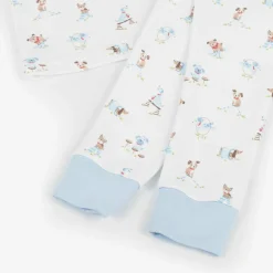 Kissy Kissy Nightwear*White & Blue Cotton Playground Pups Pyjamas
