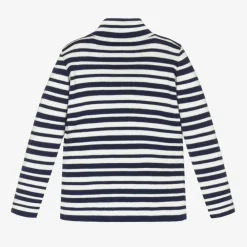 Gucci Tops|Tops*White & Blue Stripe Wool Top