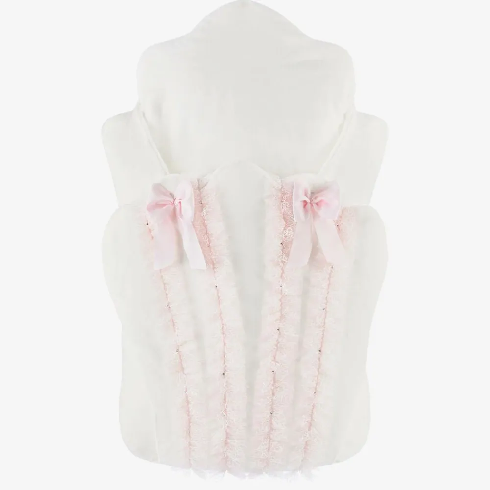 Sofija Nests*White & Pink Baby Nest (70cm)