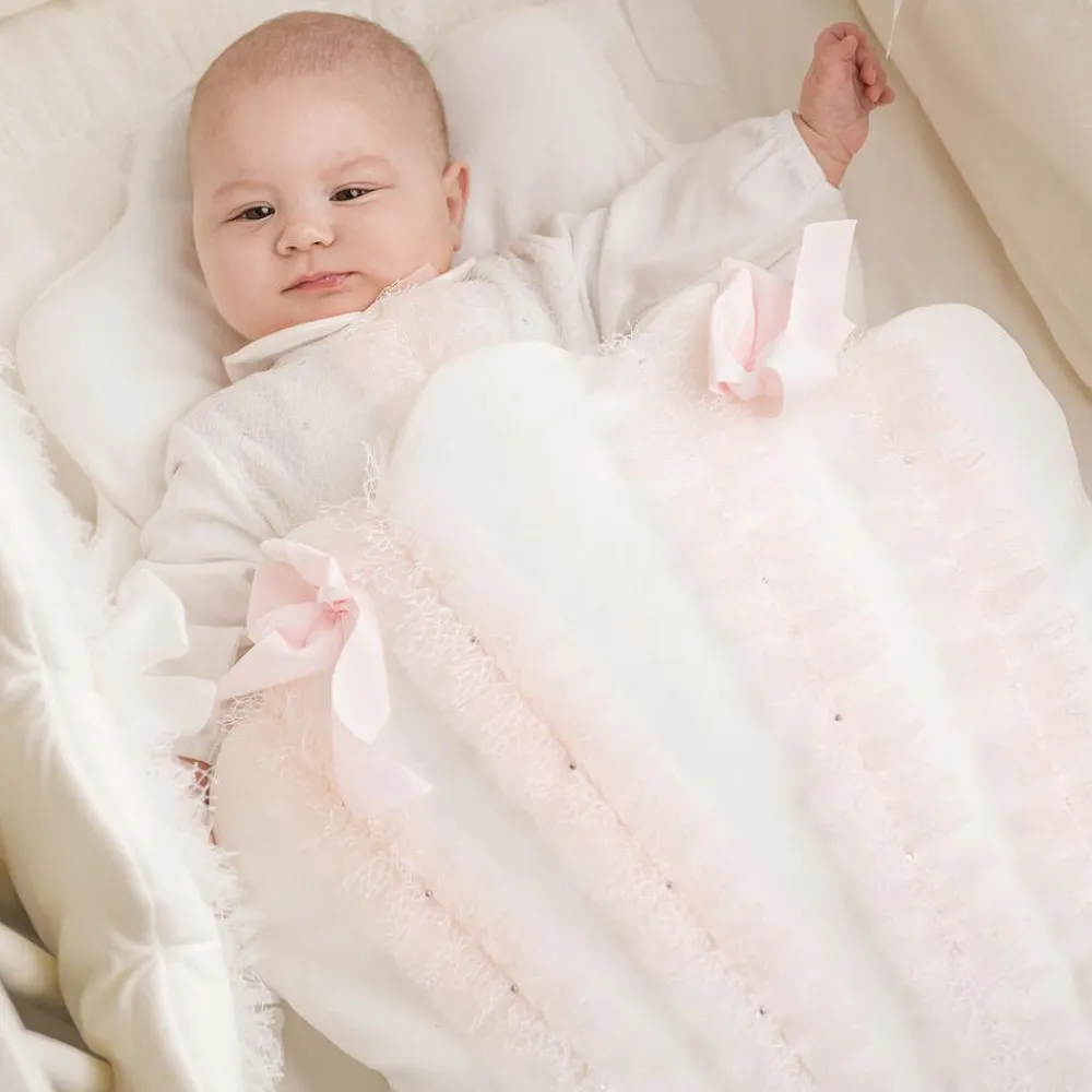 Sofija Nests*White & Pink Baby Nest (70cm)