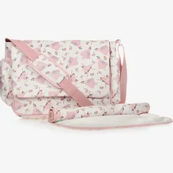 Powell Craft Bags*White & Pink Ballerina Baby Changing Bag (36cm)