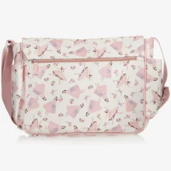 Powell Craft Bags*White & Pink Ballerina Baby Changing Bag (36cm)