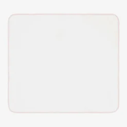 Kissy Kissy Towels & Robes*White & Pink Cotton Hooded Towel & Mitt Set