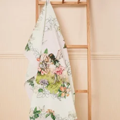 Flower Fairies™ by Childrensalon Sleeping Accessories*White & Pink Cotton Swaddle (100cm)