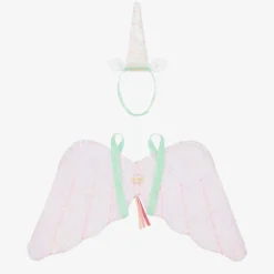 Meri Meri Costumes*White & Pink Sequin Unicorn Costume