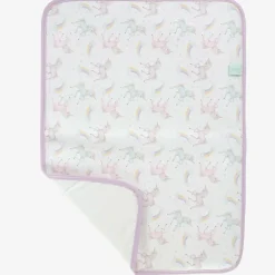 Powell Craft Bags*White & Pink Unicorn Baby Changing Bag (39cm)