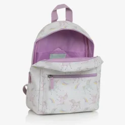 Powell Craft Bags*White & Purple Unicorn Backpack (32cm)