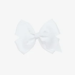 Bowtique London Hair Accessories*Bow Hair Clip (10cm) White
