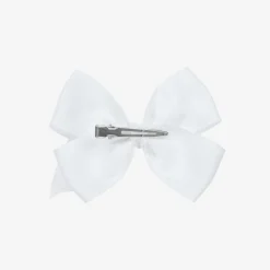 Bowtique London Hair Accessories*Bow Hair Clip (10cm) White