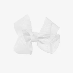 Bowtique London Hair Accessories*Bow Hair Clip (7cm) White