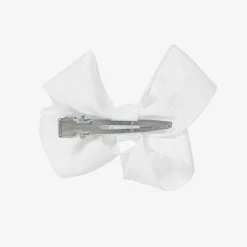 Bowtique London Hair Accessories*Bow Hair Clip (7cm) White