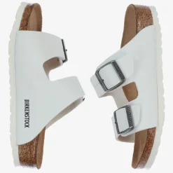 Birkenstock Sandals*White Buckled Sandals