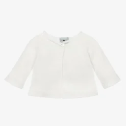 G.H.Hurt amp; Son Tops*White Cashmere Knitted Baby Cardigan
