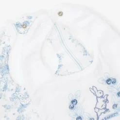 Peter Rabbit™ by Childrensalon Feeding Accessories*White Cotton & Linen Bibs (2 Pack)