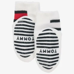 Tommy Hilfiger Socks*White Cotton Ankle Socks (2 Pack)