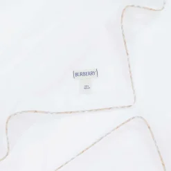 Burberry Gifts*White Cotton Baby Blanket (100cm)