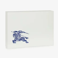 Burberry Gifts*White Cotton Baby Blanket (100cm)