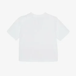 Burberry Tops*White Cotton Baby T-Shirt