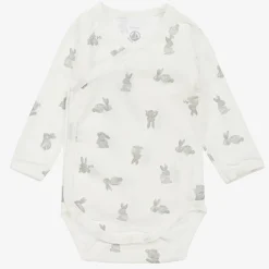 Petit Bateau Babysuits*White Cotton Bodyvests (3 Pack)