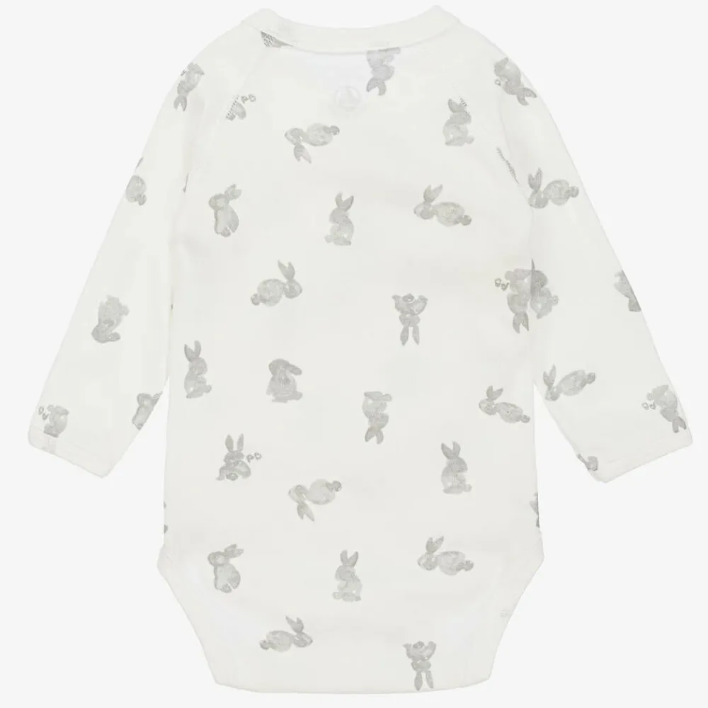 Petit Bateau Babysuits*White Cotton Bodyvests (3 Pack)