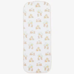 Kissy Kissy Feeding Accessories*White Cotton Honey Bear Cubs Burp Cloth (49cm)