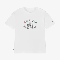Tommy Hilfiger Tops*White Cotton Jersey Baby T-Shirt