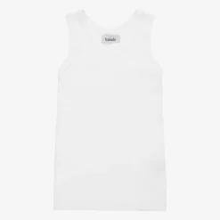 Babidu Underwear|Underwear*White Cotton Jersey Vest