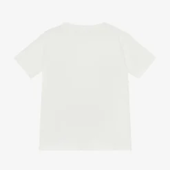 Versace Tops*White Cotton Medusa Baby T-Shirt
