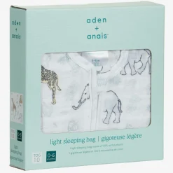 aden + anais Sleeping Accessories*White Cotton Muslin Sleeping Bag